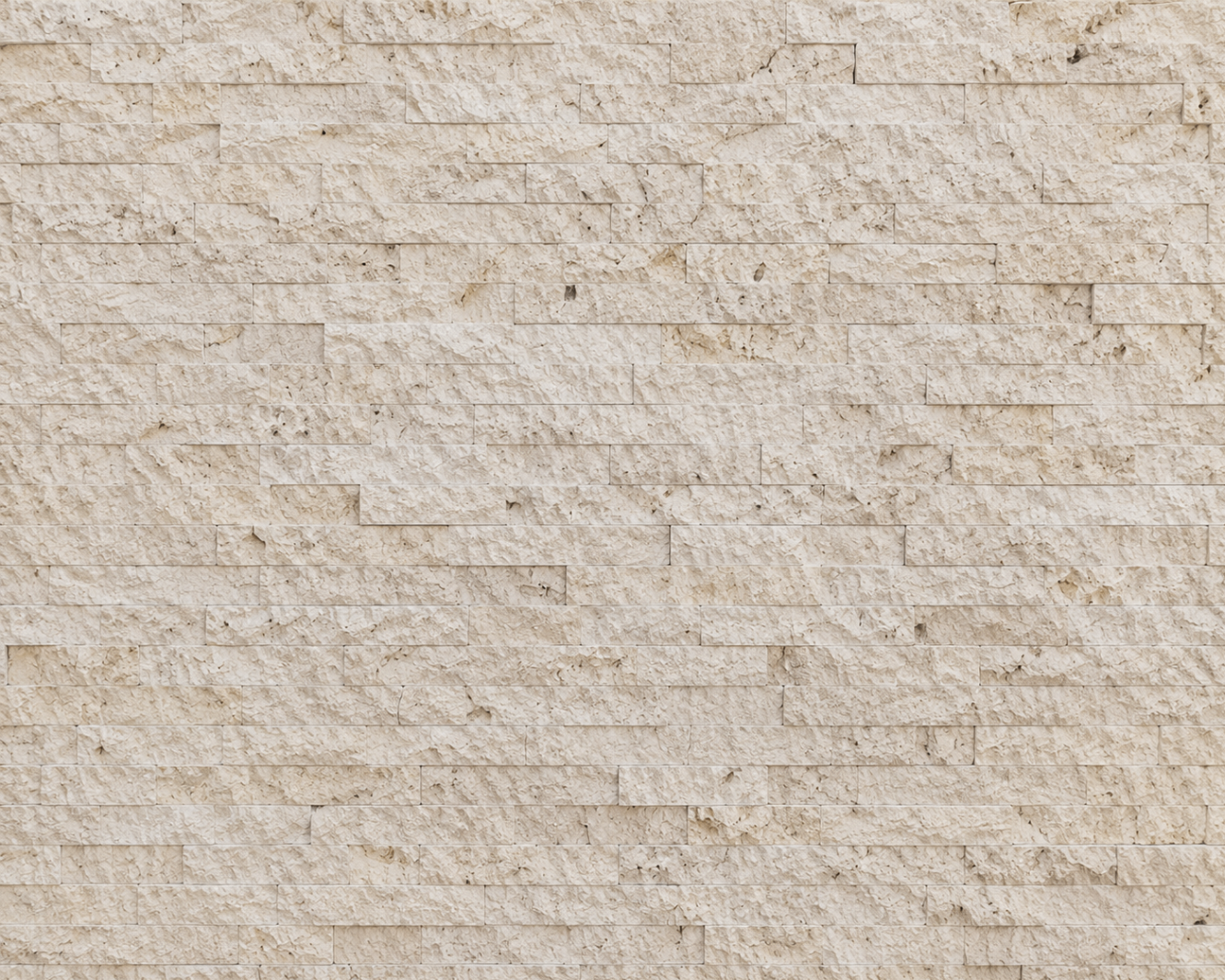 Ambiente aplicado com Travertino Rockface